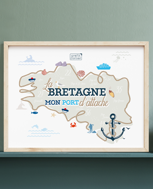 affiche bretagne